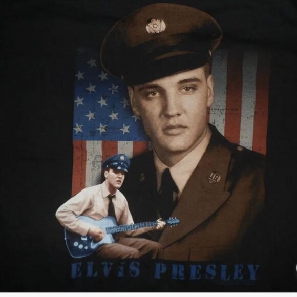 AAA Other - Elvis Presley Vintage Young Army T- Shirt Size XL